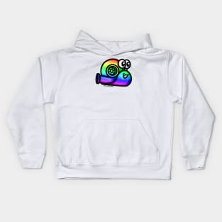 Turbo Snail (Version 1) - Rainbow Kids Hoodie